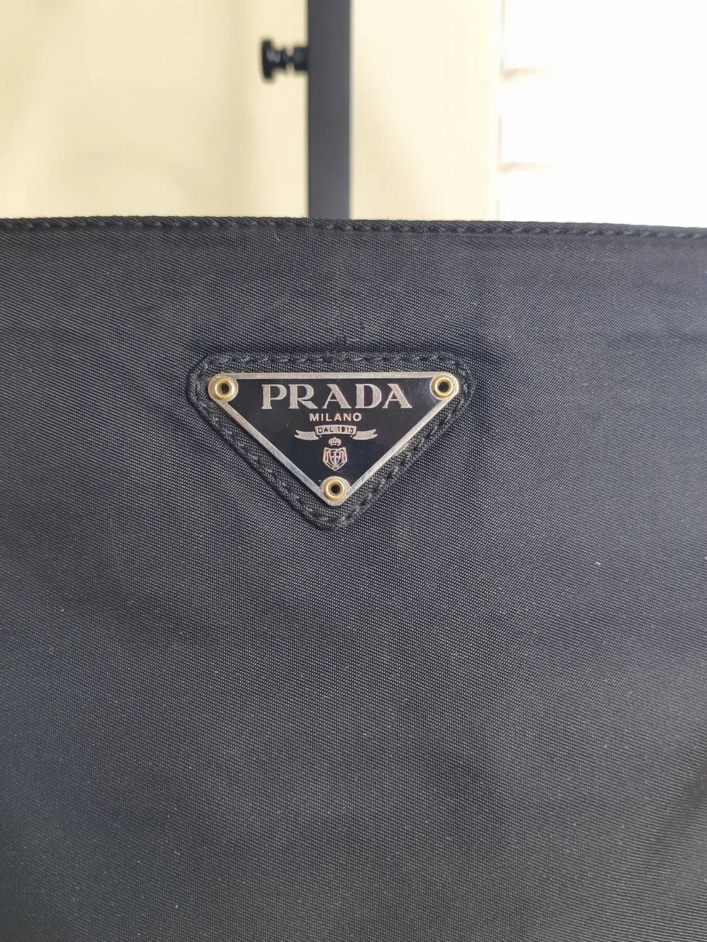 Prada Black Nylon Tessuto Small Tote Bag - Vintage - COA Included - very clean - Picture 11 of 16